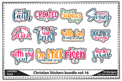 Christian Stickers bundle, Religious Stickers Product Image 1