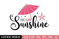 Hello Sunshine svg design Product Image 1