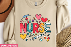 NURSE PNG, Nurse Sublimation PNG PNG Product Image 2