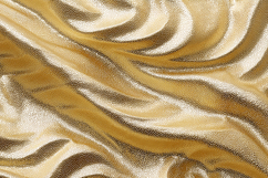 A luxurious golden fabric with wavy patterns Product Image 1