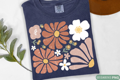 Boho Floral PNG | Retro Summer PNG | Flower PNG Product Image 1