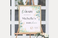 Baby Shower Welcome Template 39 Product Image 1