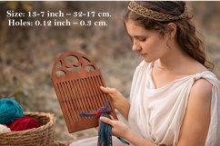 Antique Danish weaving loom digital file fiber art table dem Product Image 1