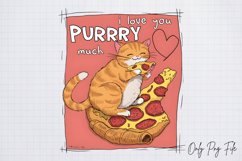 Funny Cat Quotes Sublimation Design, Funny Cat Quotes , PNG Product Image 1