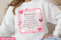 Daily Reminde PNG, Daily Reminder Sublimation PNG Product Image 2