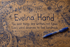 Evelina Hand Font Product Image 1
