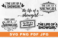 The Life of a Showgirl SVG Bundle | Glamorous Retro Product Image 1