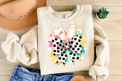 Easter Bunny &amp; Bow Svg Design | Sublimation Product Image 2