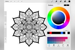100 Procreate Snowflake Stamp Brushes Product Image 3