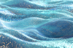 Blue Ocean Wave Glitter Digital Texture Background Product Image 1