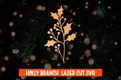 Christmas Floral Laser Cut, Christmas Laser Cut Product Image 1