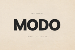 Modo - Bold Modern Sans Serif Product Image 1
