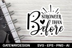 Motivational sticker svg design Product Image 1