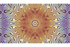 Abstract multicolored background kaleidoscope mandala Product Image 1