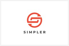 Simpler Letter S logo design vector template Product Image 1