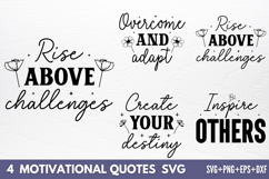Motivational Quotes Designs SVG Product Image 1