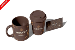 Mug Cup Card Brand Coffee Product Image 1