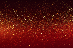 A vibrant and dramatic red and black starry night sky Product Image 1