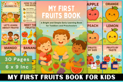My First Fruits Book for Kids Product Image 1