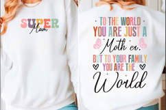 Mom Svg, Positive Mom Quotes Png Product Image 2