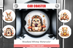 Woodland Whimsy Car Coaster Product Image 1