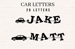 Car Letters SVG Bundle | SVG, DXF, PNG Product Image 1