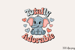 Totally Adorable PNG, Baby Animal Nursery Sublimation PNG Product Image 2