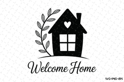 Welcome Home Svg | Christmas Svg | Svg Cut Files Product Image 1