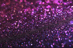 Intense Pink Purple Bokeh Heavy Glitter Background Product Image 1