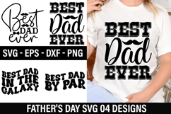 Father's Day SVG Design - Best dad in the galaxy Product Image 1