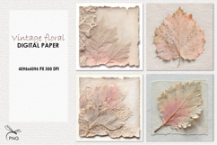 Vintage floral digital paper Product Image 1