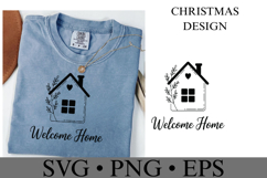 Welcome Home Svg | Christmas svg | Shirt Svg Product Image 2