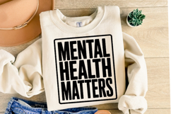 Mental Health Matters Svg Design | Svg Cut Files | Shirt Svg Product Image 2