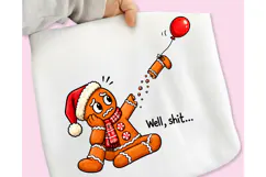 Trending Christmas PNG, Well Shit Funny Christmas PNG Product Image 1