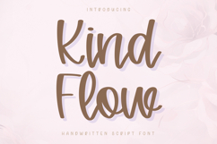 Kind Flow - Handwritten Script Font Product Image 1