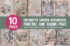Enchanted Greenhouse Junk Journal Pages Product Image 1