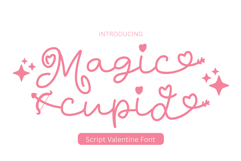 Magic Cupid is a Valentine’s Day Script font Product Image 1