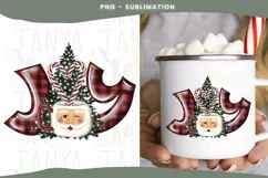 Santa Claus Png | Joy Gnome | Merry Xmas Sublimation Design Product Image 1