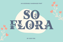 So Flora Botanical Font Product Image 1