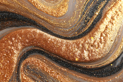 Gold Black Glitter Fluid Texture Metallic Luxury Background Product Image 1