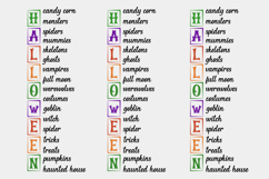 Halloween List SVG, Halloween Modern Farmhouse Sign SVG PNG Product Image 2