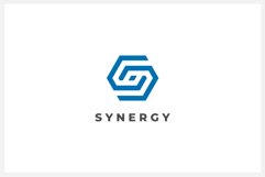 Synergy Letter S logo design vector template Product Image 1