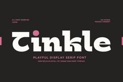 Tinkle - Playful Display Serif Font Product Image 1