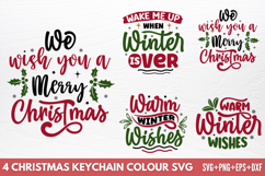 Christmas Keychain Colour SVG Product Image 1