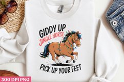 Giddy Up Jingle Horse, Pick Up Your Feet PNG Product Image 2