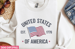 United States of America PNG, 4th Of July Sublimation PNG Product Image 2
