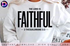 The Lord Is Faithful 2 Thessalonians 3:3 Christian Bible Product Image 1