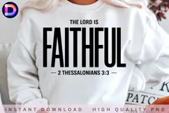 The Lord Is Faithful 2 Thessalonians 3:3 Christian Bible Product Image 1