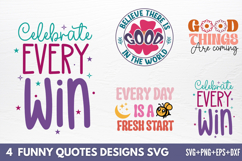 Motivational Quotes Designs SVG Product Image 1