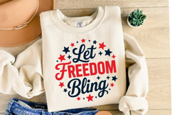Let Freedom Bling Svg Design | Svg Cut Files | Shirt Svg Product Image 1